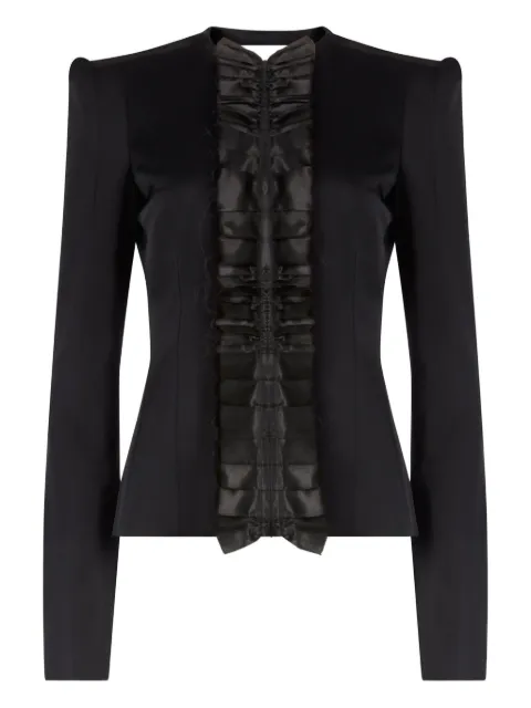 Nina Ricci crepe pleated jacket