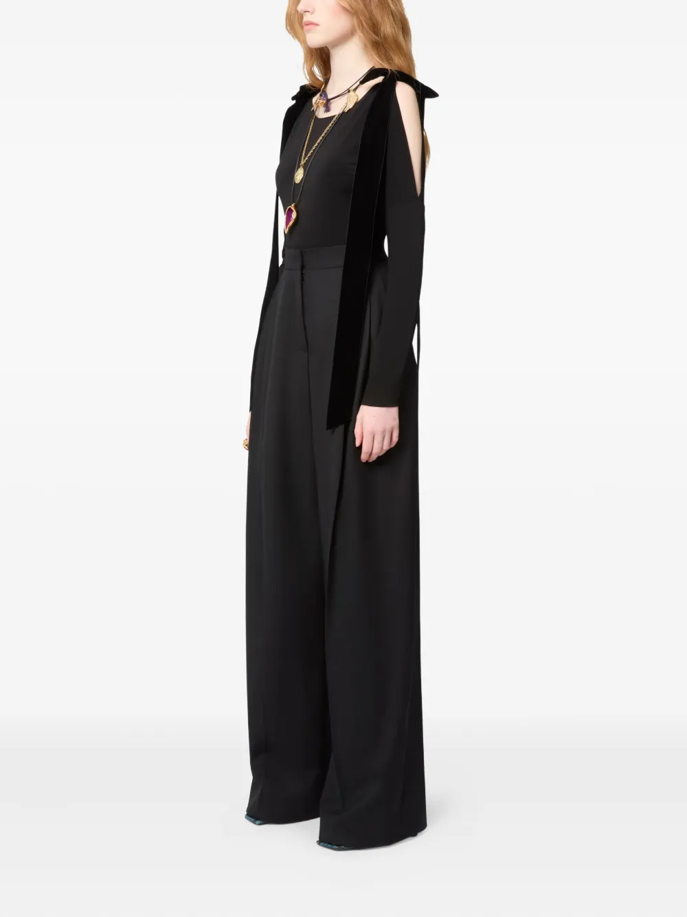 Nina Ricci Top met strikdetail Zwart