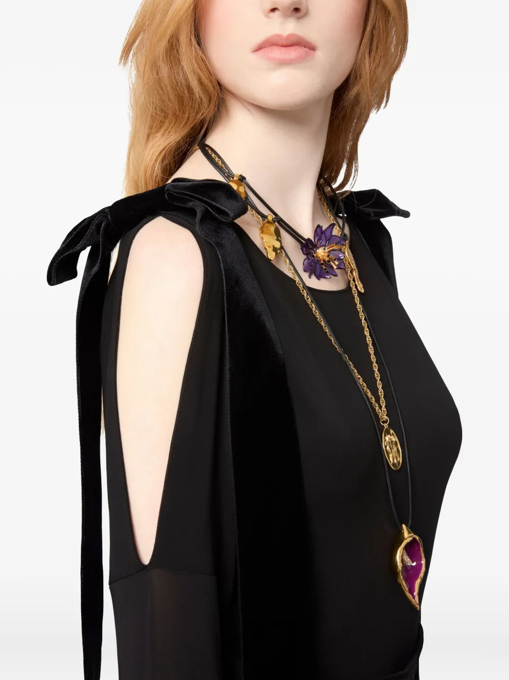 Nina Ricci Top met strikdetail Zwart