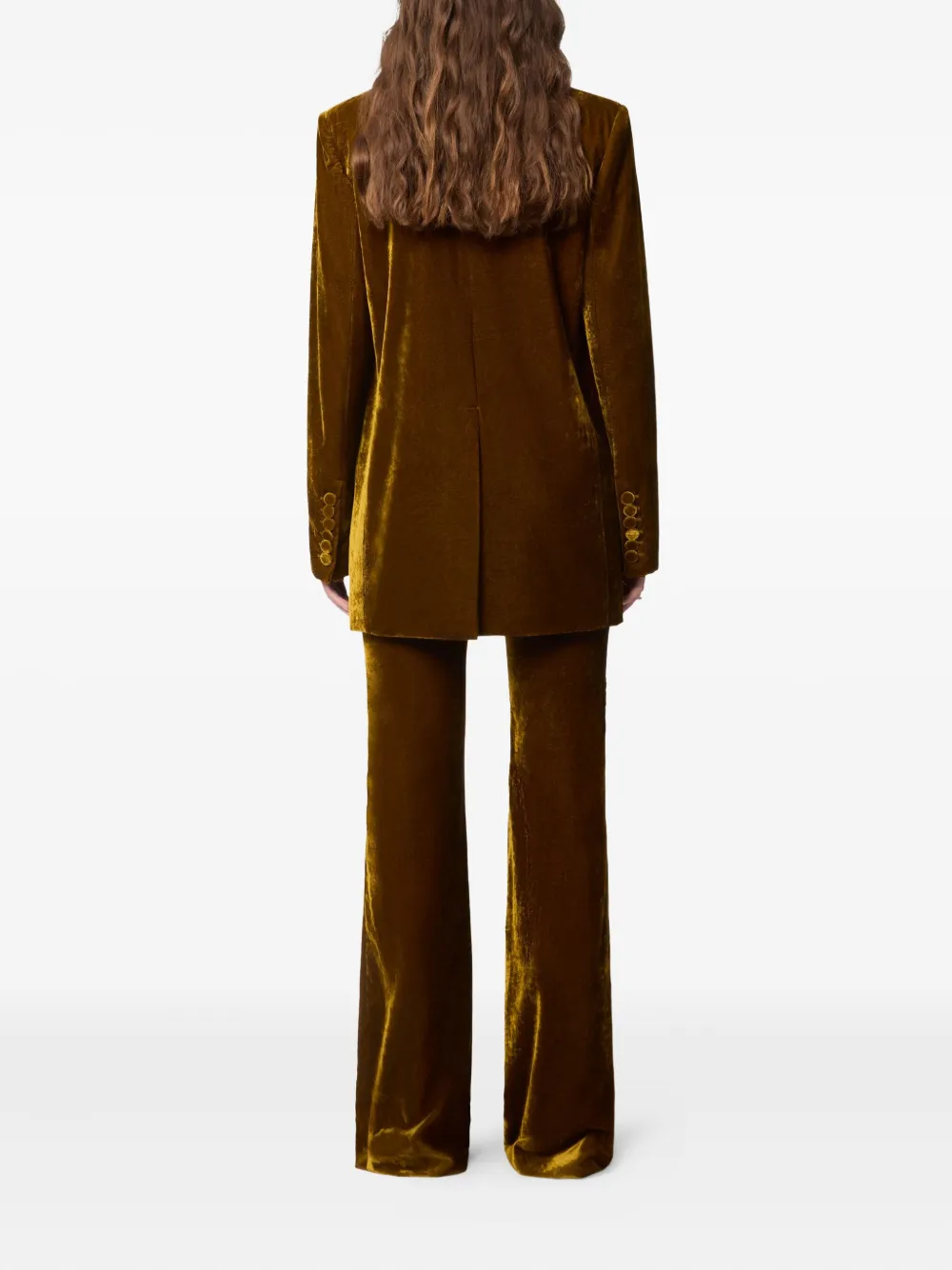 Nina Ricci Fluwelen blazer Bruin