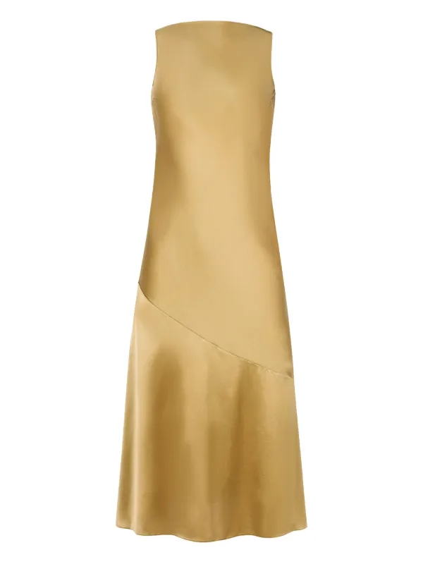 nina gold dress Nadine Merabi Gold Dress by NADINE MERABI
