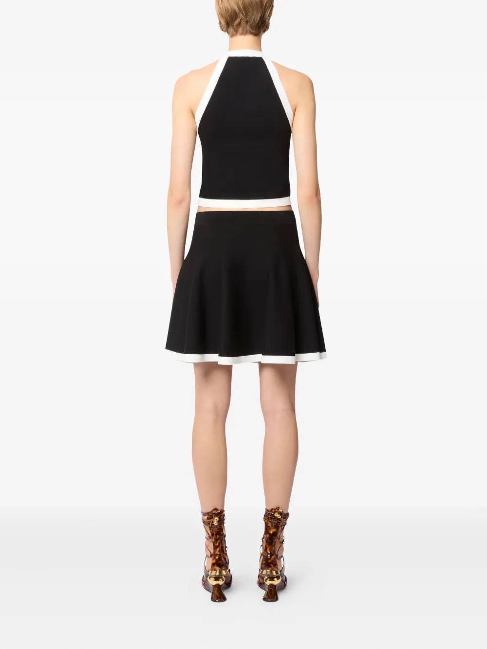 Nina Ricci Gebreide haltertop Zwart