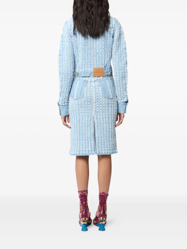 Nina Ricci デニムジャケット | ブルー | FARFETCH JP