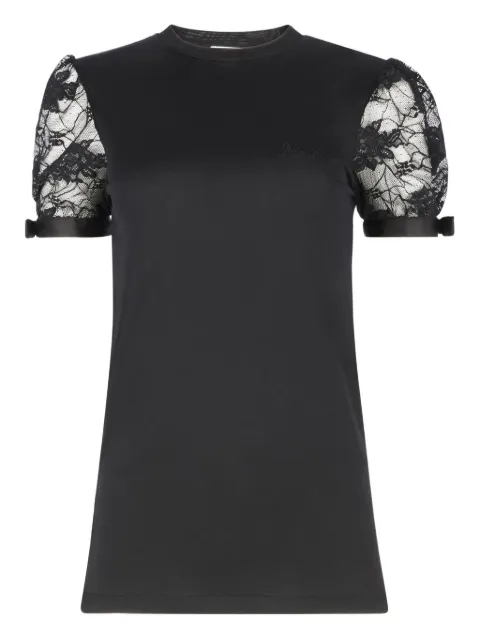 Nina Ricci lace-embroidered T-shirt