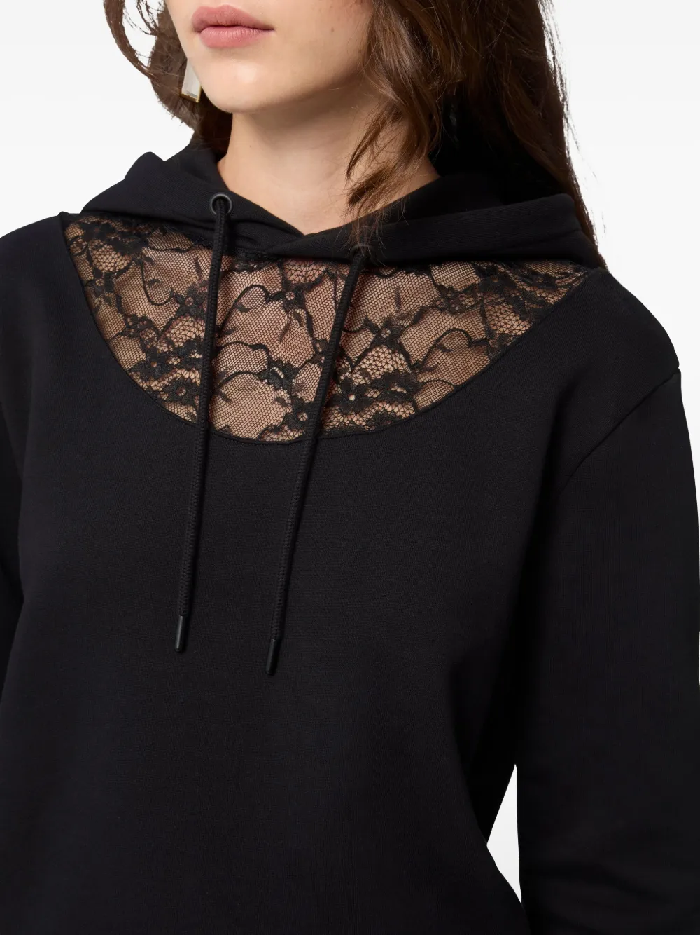 Nina Ricci Hoodie met trekkoord Zwart