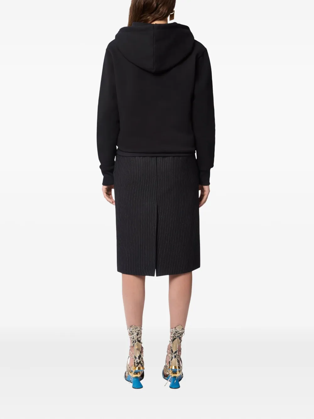 Nina Ricci Hoodie met trekkoord Zwart