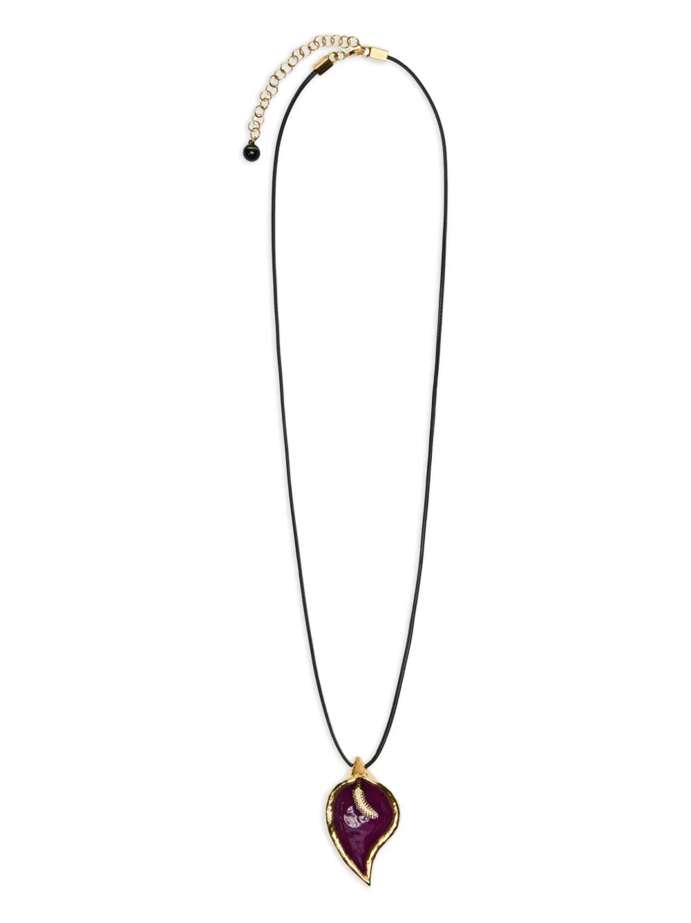 Nina Ricci Calla Flower pendant necklace - Oro