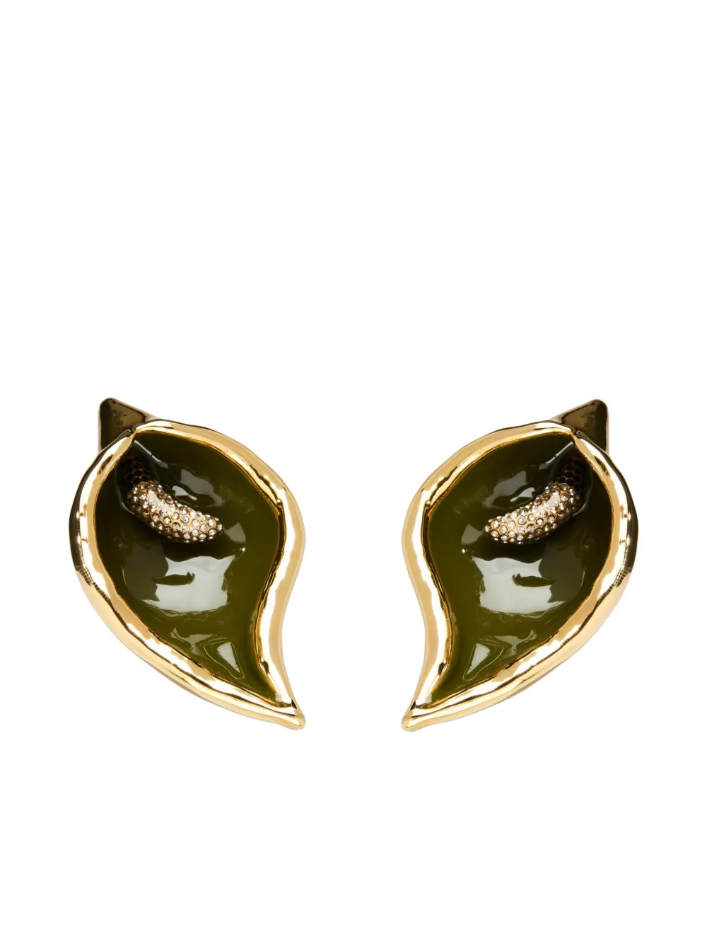 Nina Ricci Calla Flower oorclips - Goud