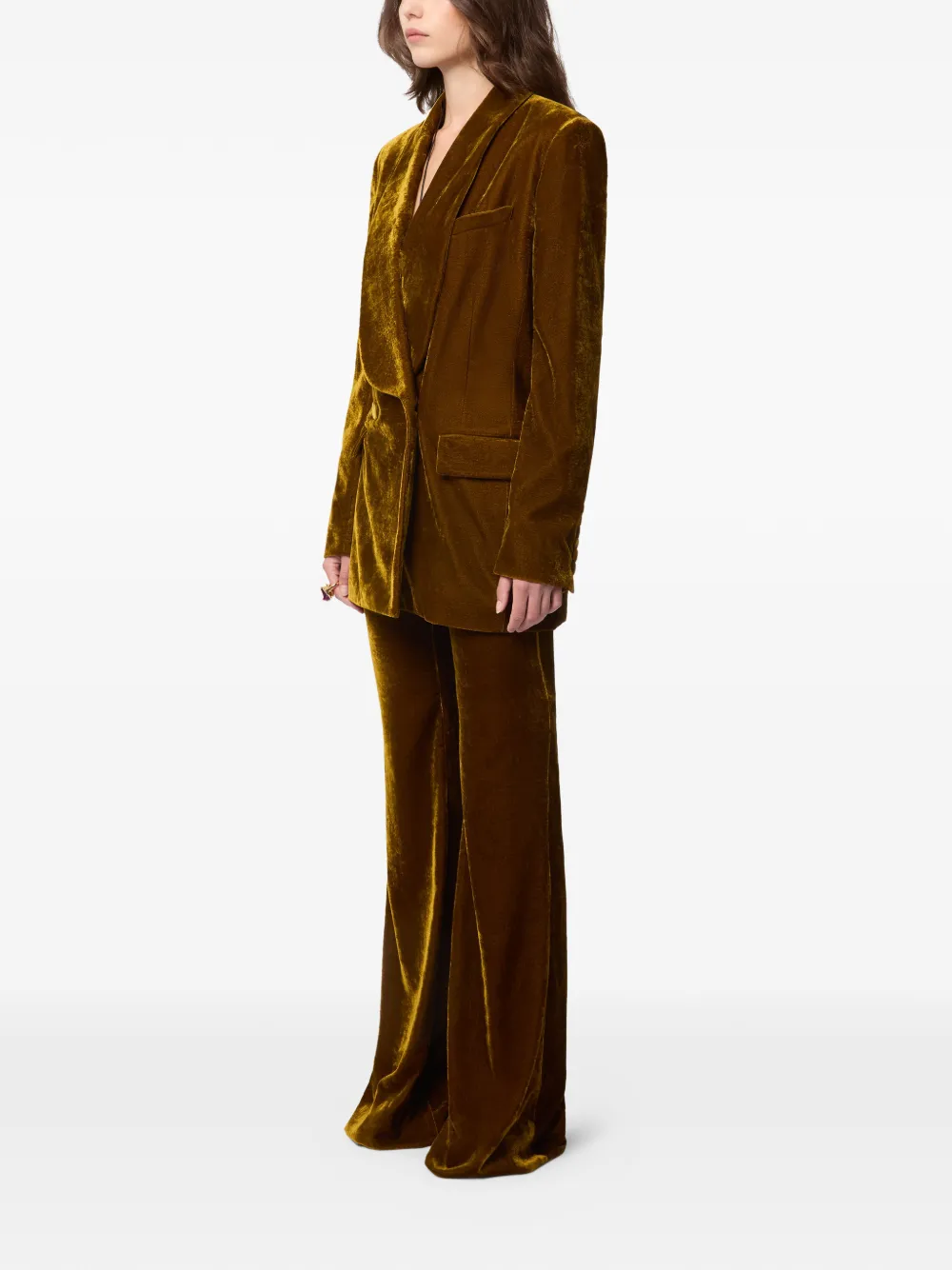 Nina Ricci Fluwelen broek Bruin