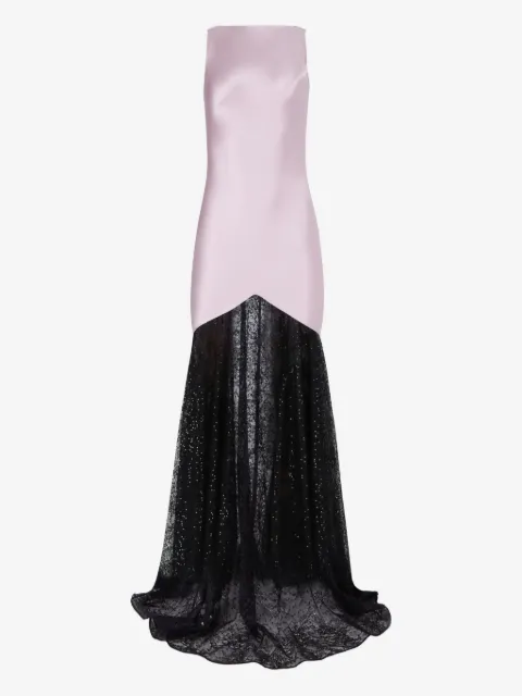 Nina Ricci Mermaid lace-detail maxi dress