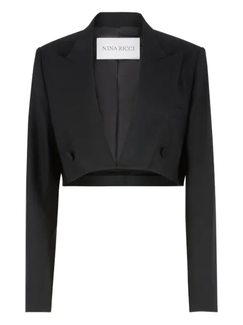 Nina Ricci blazer corto con doble botonadura