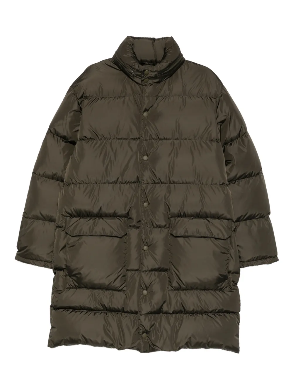 ASPESI Moschino button-fastening padded coat | Green | Image 1