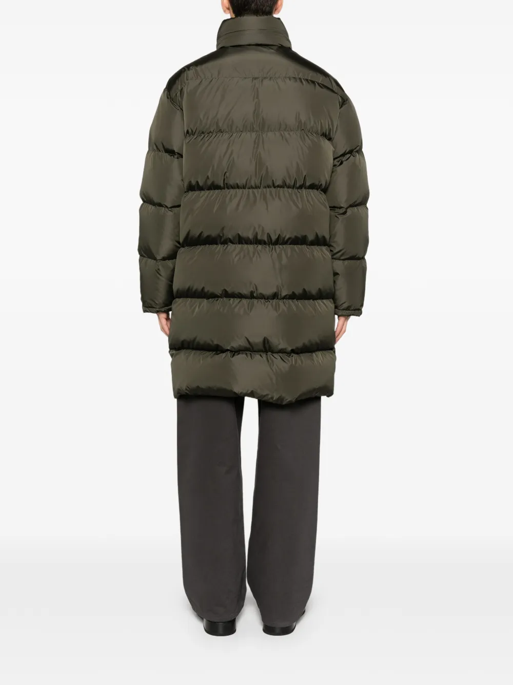 Moschino button-fastening padded coat