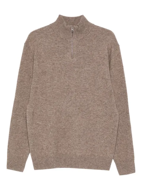 ASPESI zip knit troyer pullover