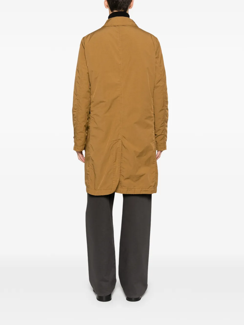 Aspesi Vodka Buttoned Coat In Orange