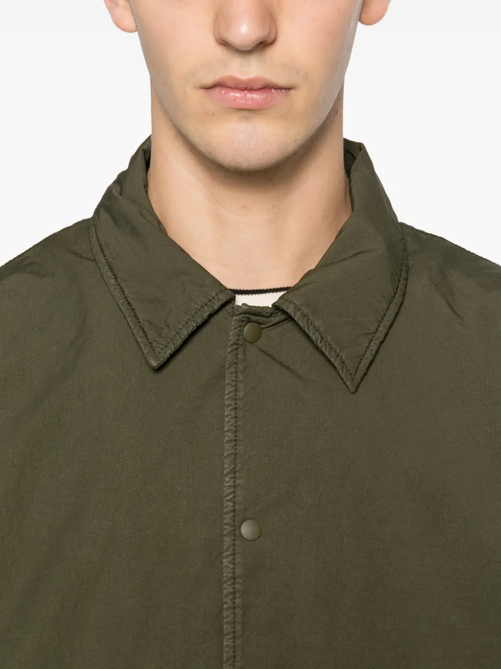 ASPESI Pollard shirtjack met knopen Groen