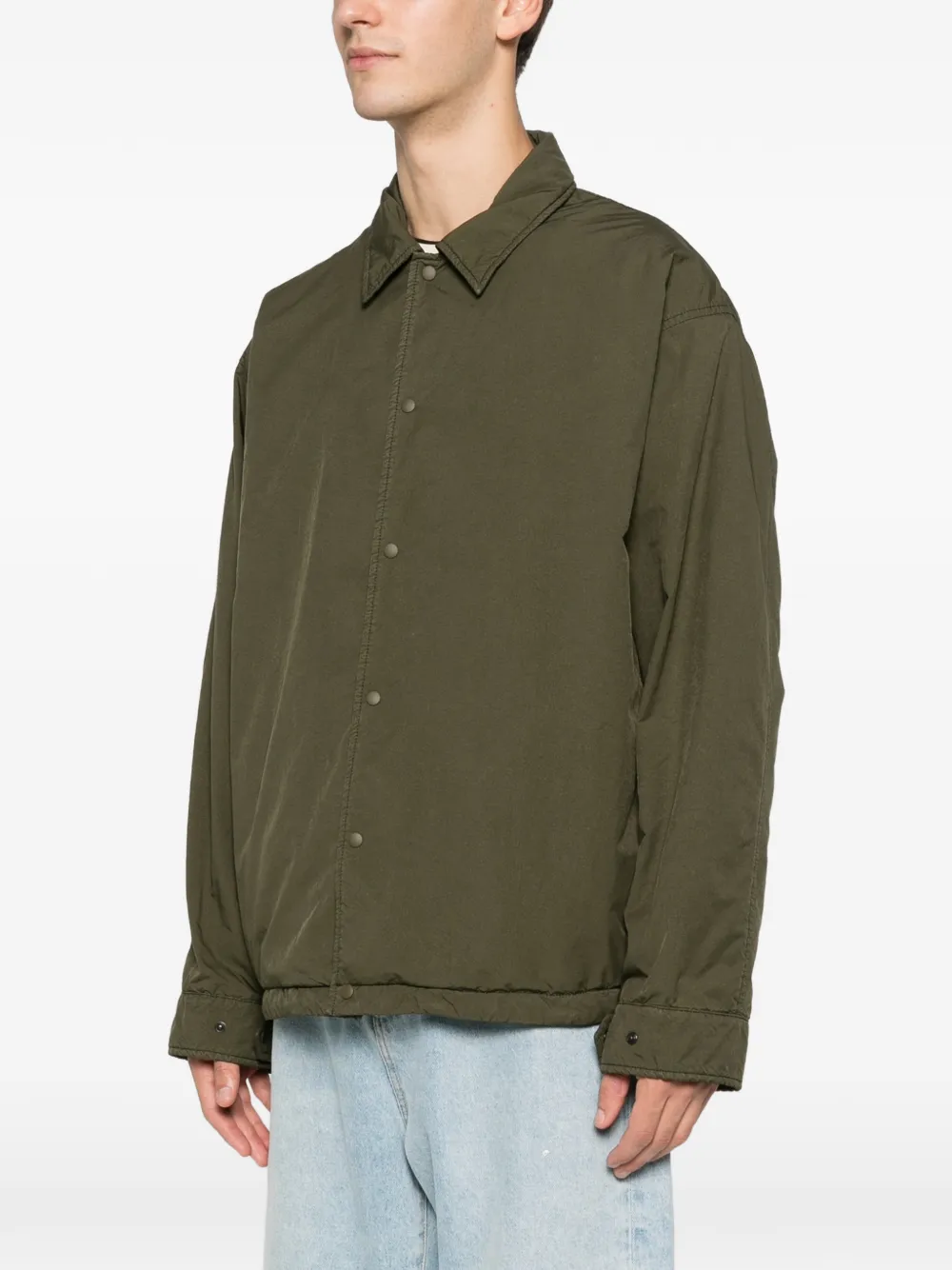 ASPESI Pollard shirtjack met knopen Groen