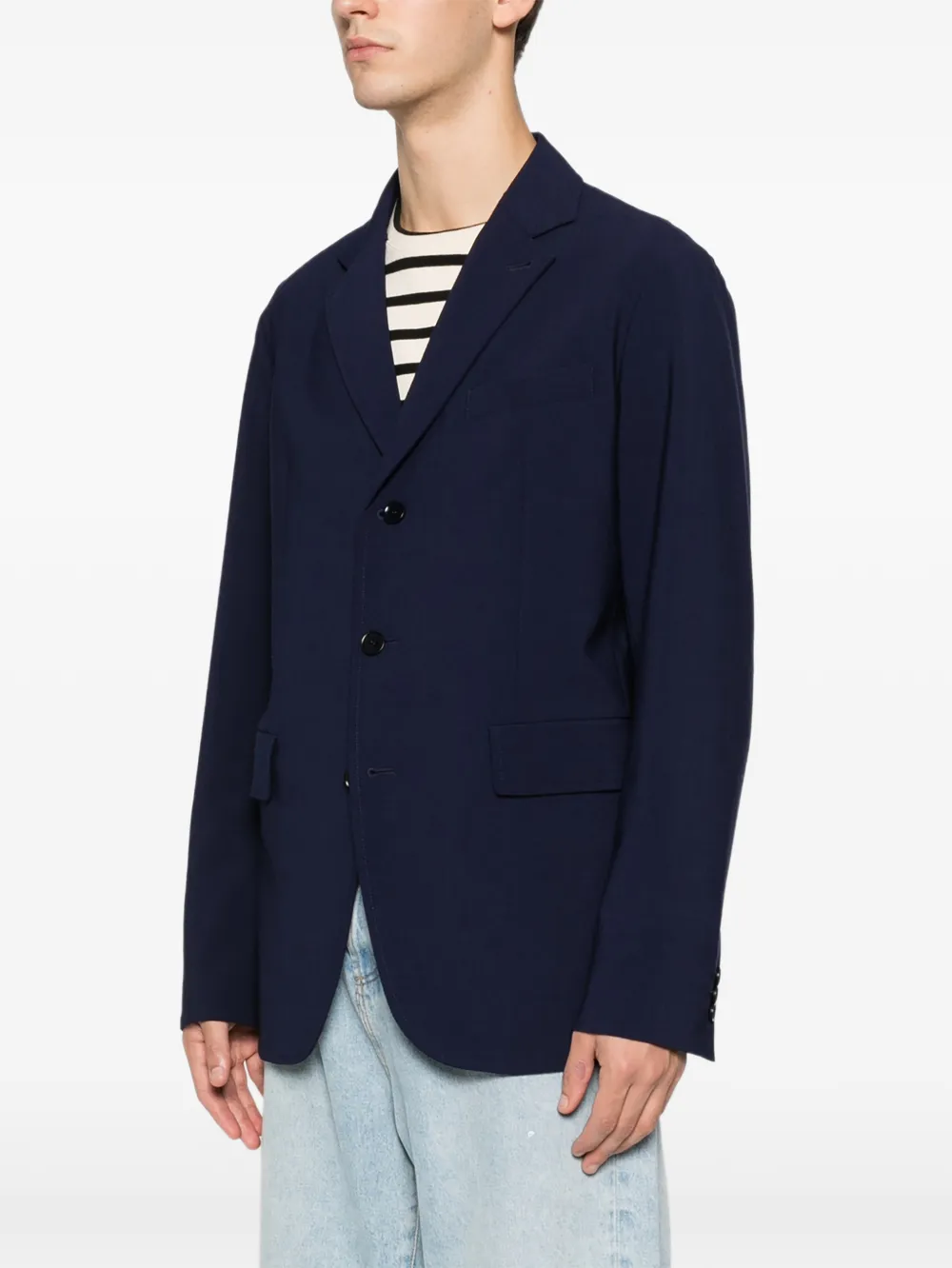ASPESI Kuki pocket blazer Blauw