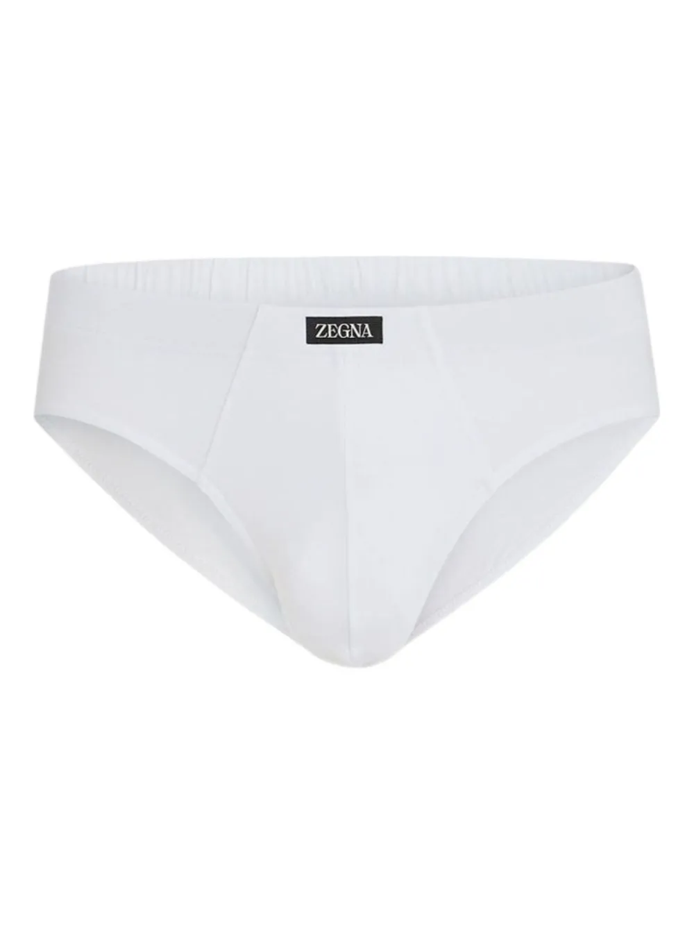 Zegna logo-tag briefs | White | Image 1