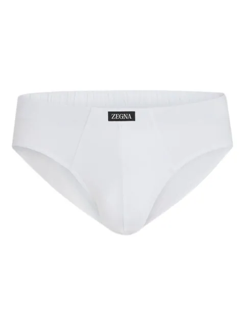 Zegna logo-tag briefs