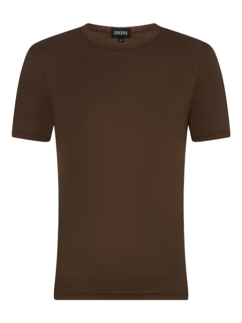 Zegna ribbed T-shirt