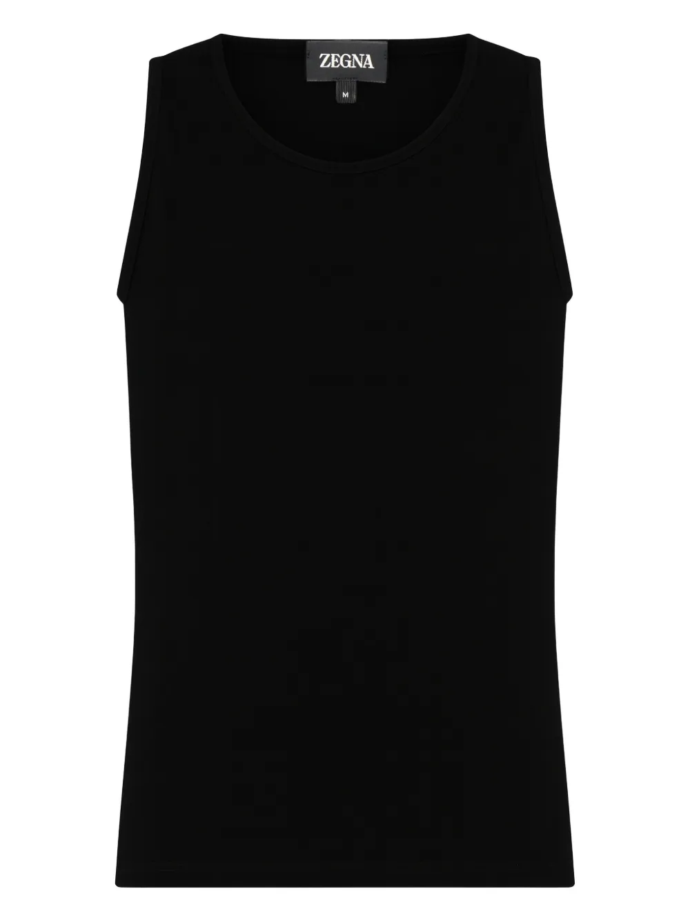 Zegna haut à col rond | noir | Image 1