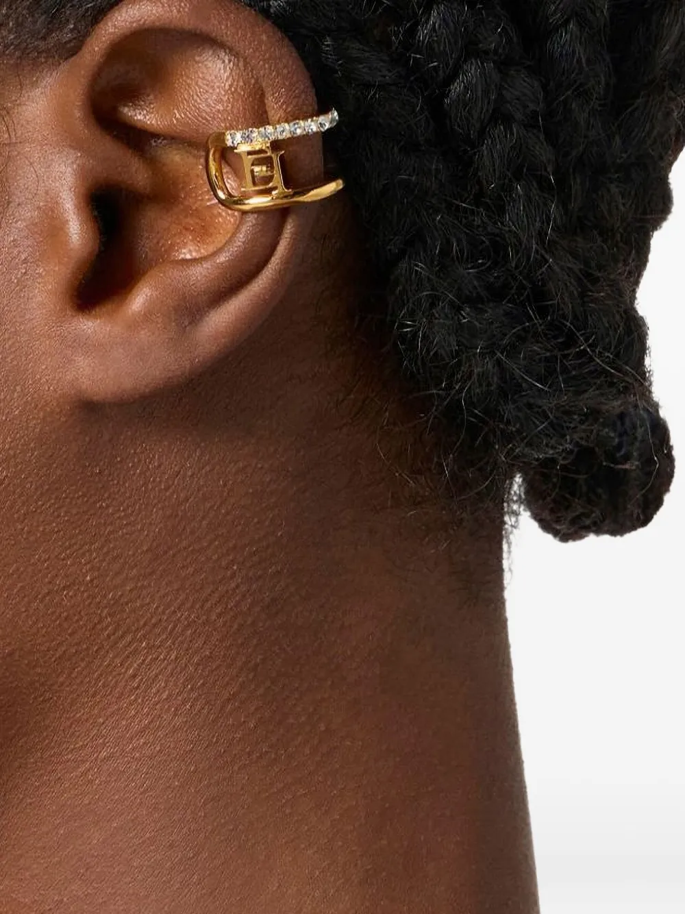 Elisabetta Franchi crystal-embellished earrings - Goud