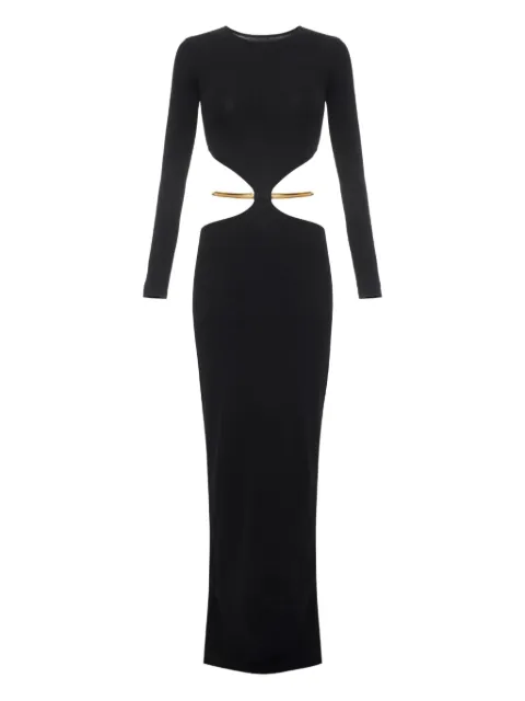 Elisabetta Franchi cut-out chain maxi dress