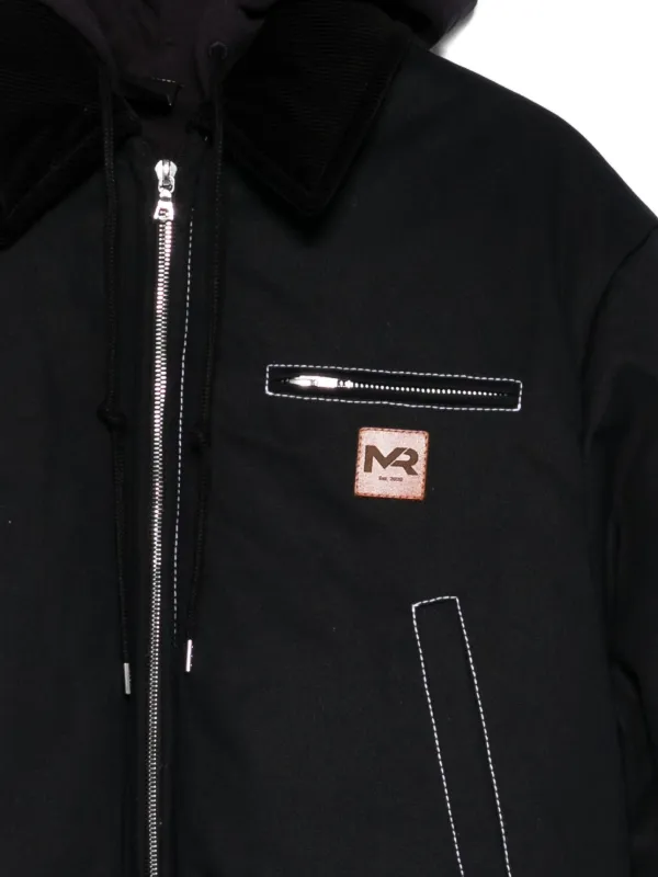 MERYLL ROGGE フーデッド コート | ブルー | FARFETCH JP