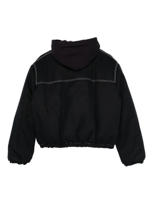 MERYLL ROGGE フーデッド コート | ブルー | FARFETCH JP
