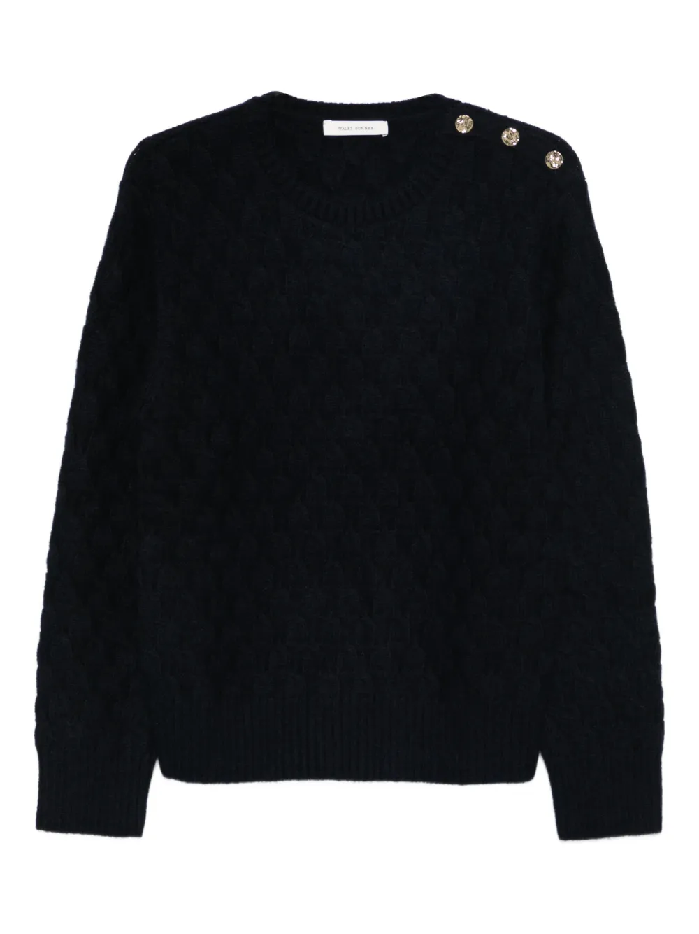 Wales Bonner suéter con botones | azul | Image 1