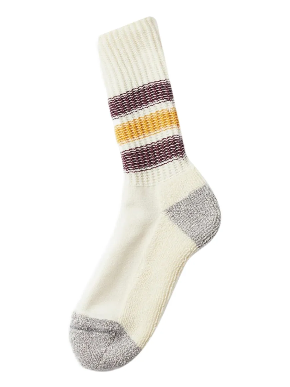 RoToTo ribbed striped socks | Neutrals | Image 1