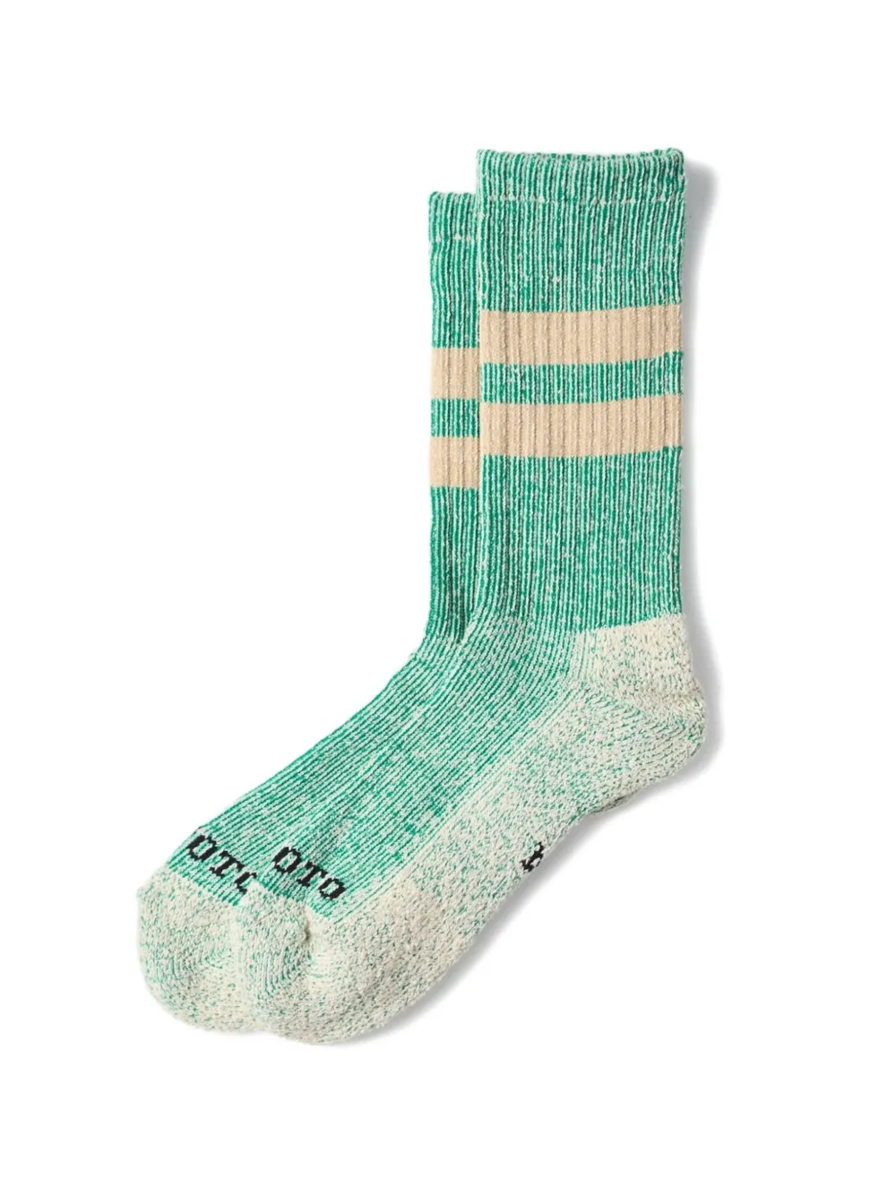 Rototo Ribbed Socks In Green
