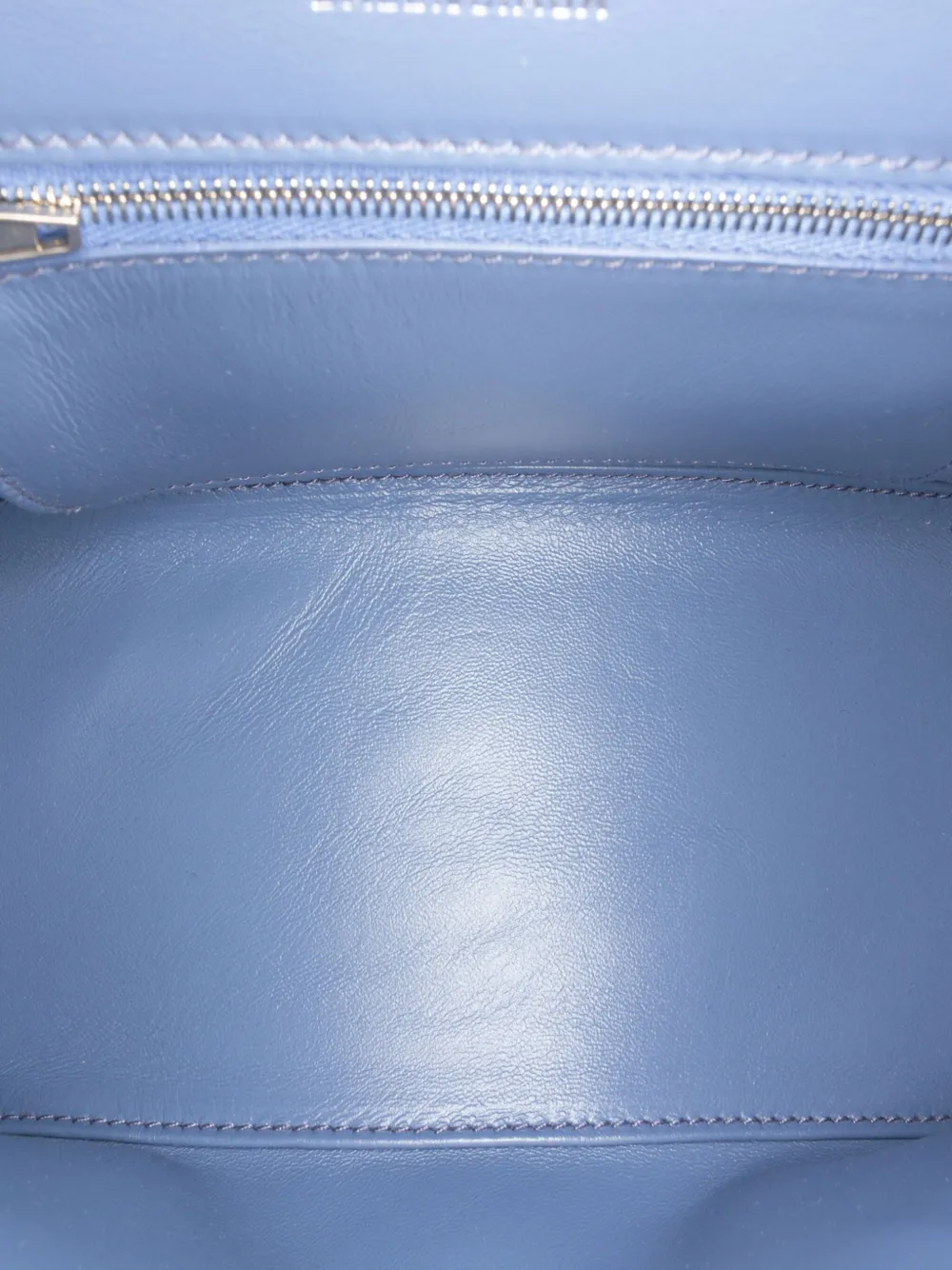 Pre-owned Balenciaga 2022 Small Bb Monogram Denim Hourglass Top Handle Bag Satchel In Blue