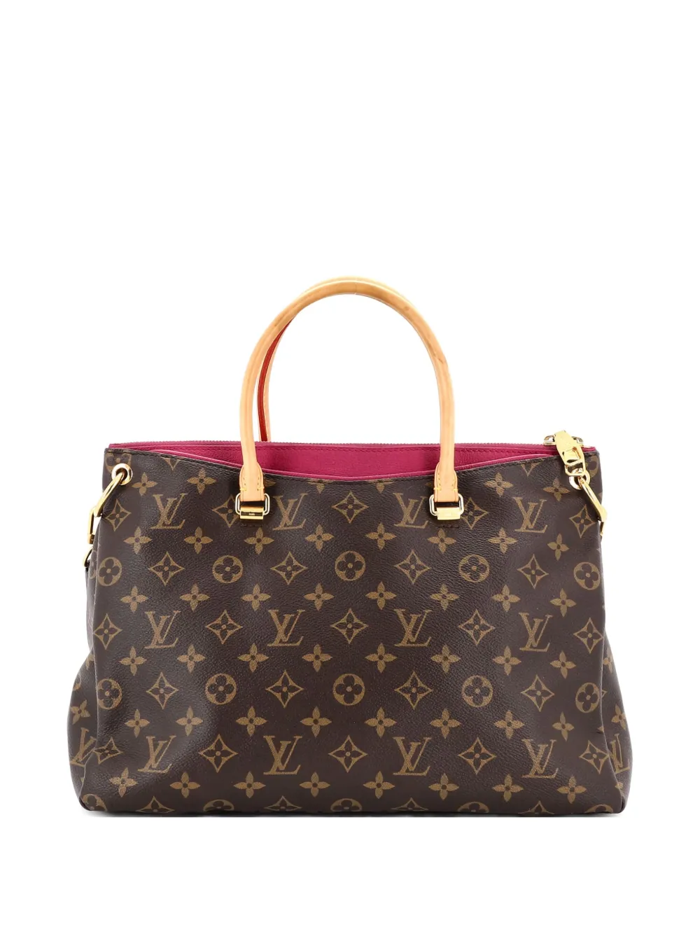 Louis Vuitton Pre-Owned Pallas Tote Monogram Canvas with Leather Louis Vuitton Pre-Owned Pallas Tote Monogram Canvas with Leather