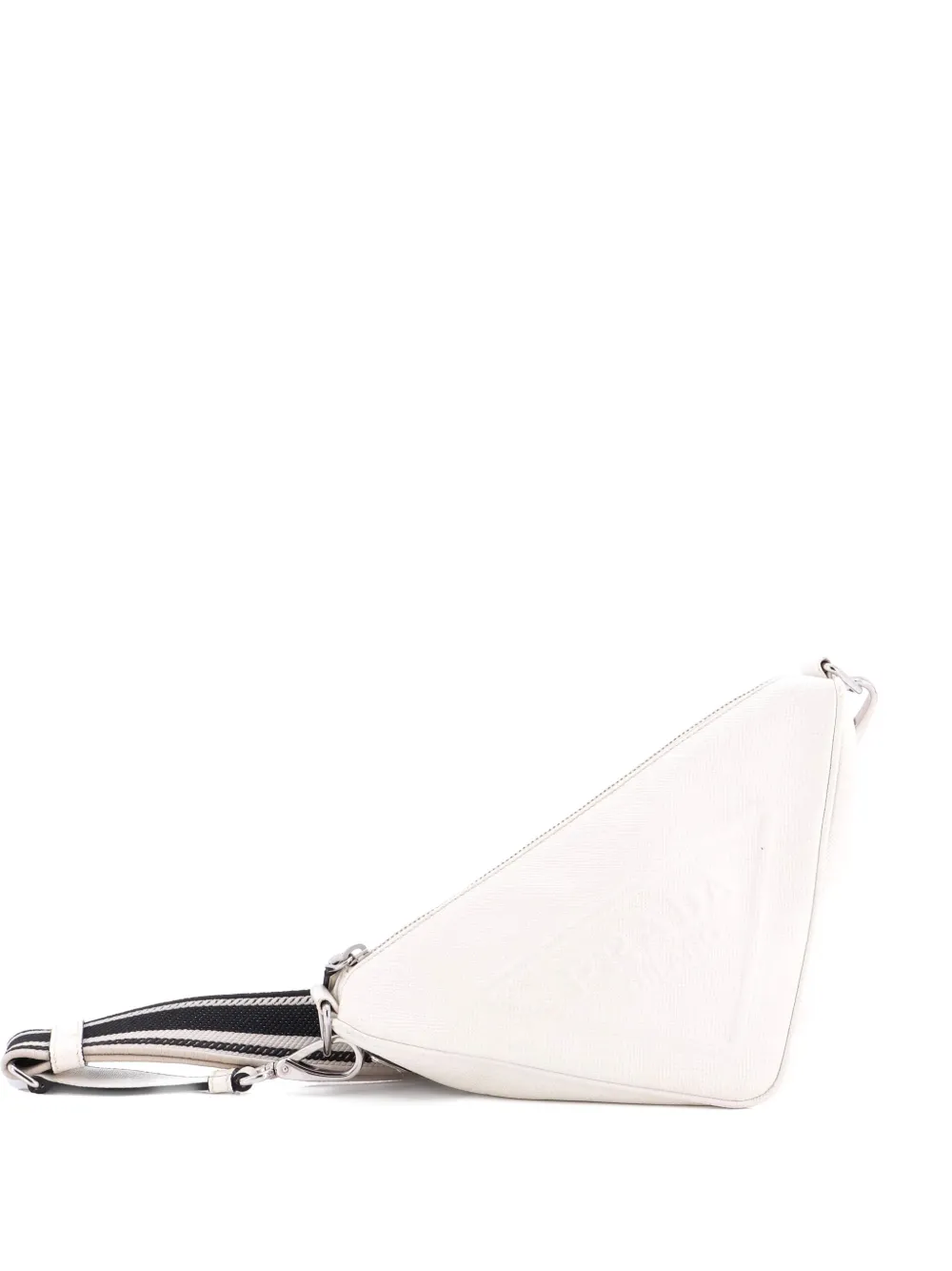 Prada Pre-Owned Triangle Logo Zip Saffiano Leather Small crossbody bag Prada Pre-Owned Triangle Logo Zip Saffiano Leather Small crossbody bag