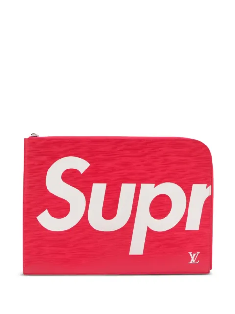 Louis Vuitton Pre-Owned 2017 Supreme Epi Pochette Jour GM clutch bag