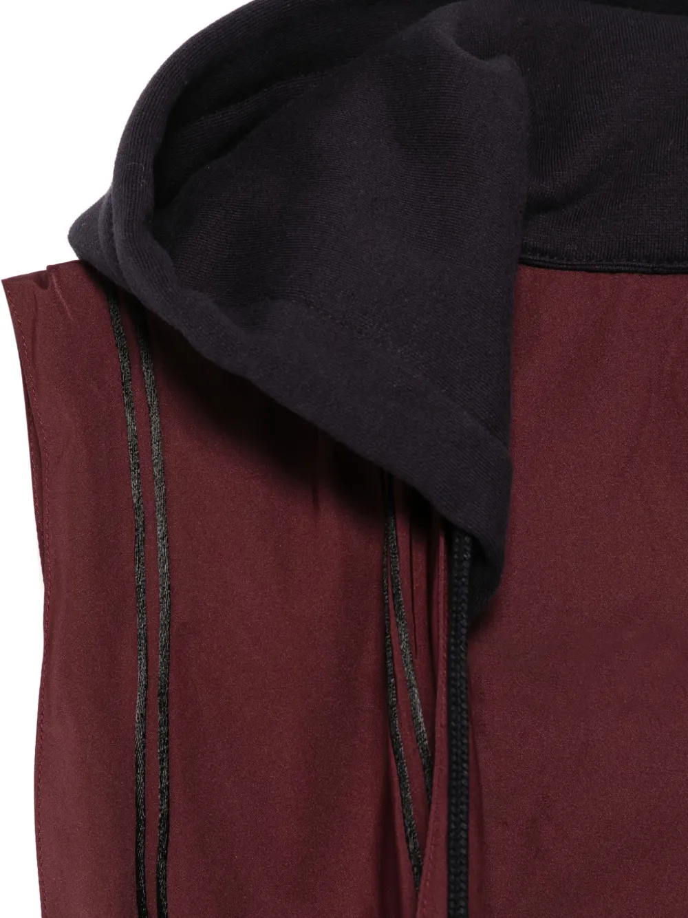 Meryll Rogge Hooded Drawstring Hat In Red