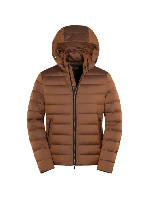 Moorer Eurico hooded padded jacket