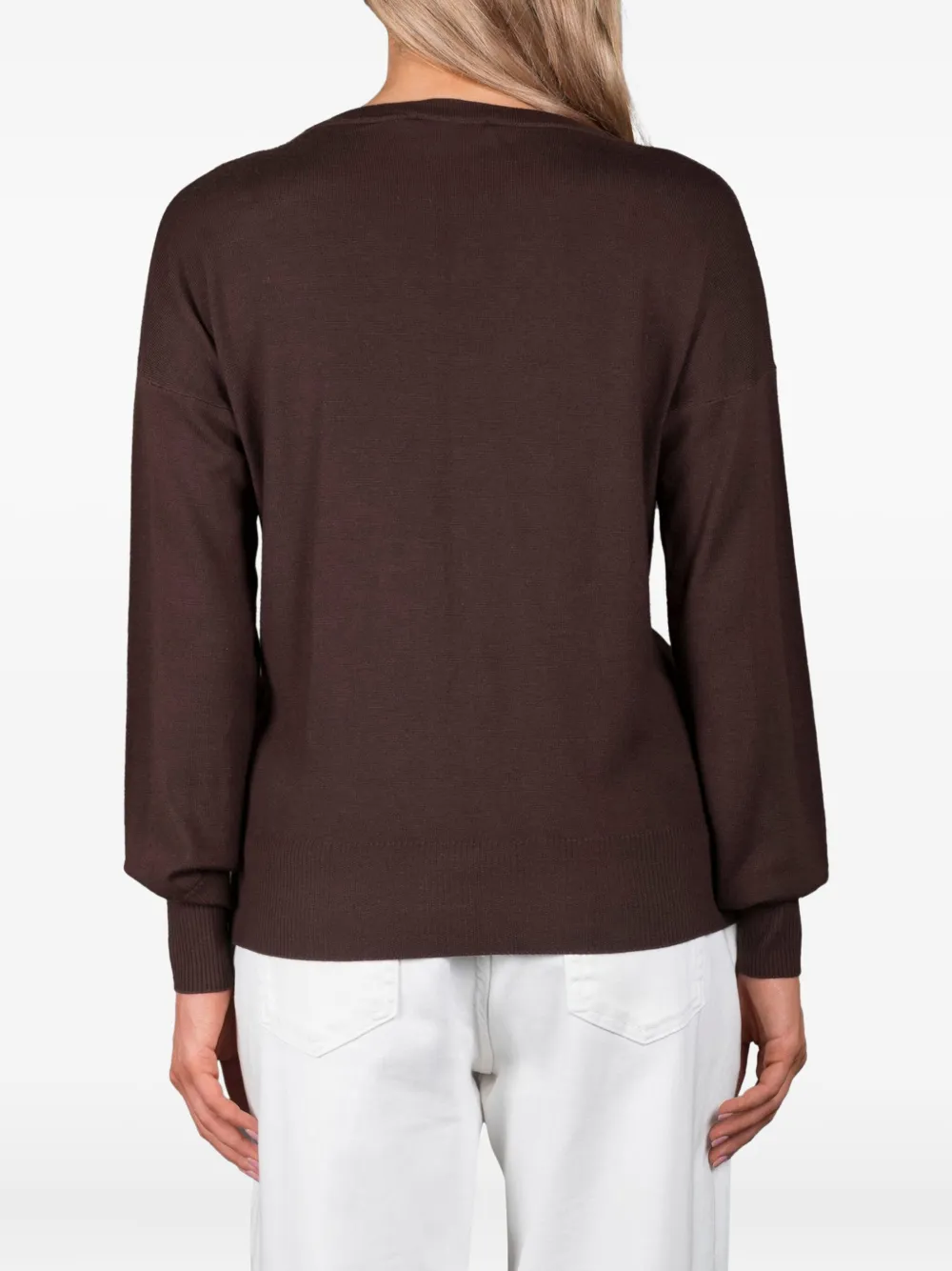 Moorer V-neck sweater | Knitted Tops | Image 2