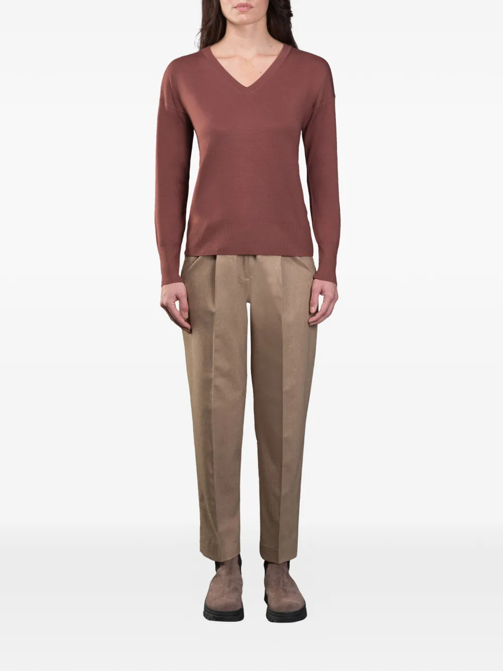  Moorer Varenna Sweater - Red 
