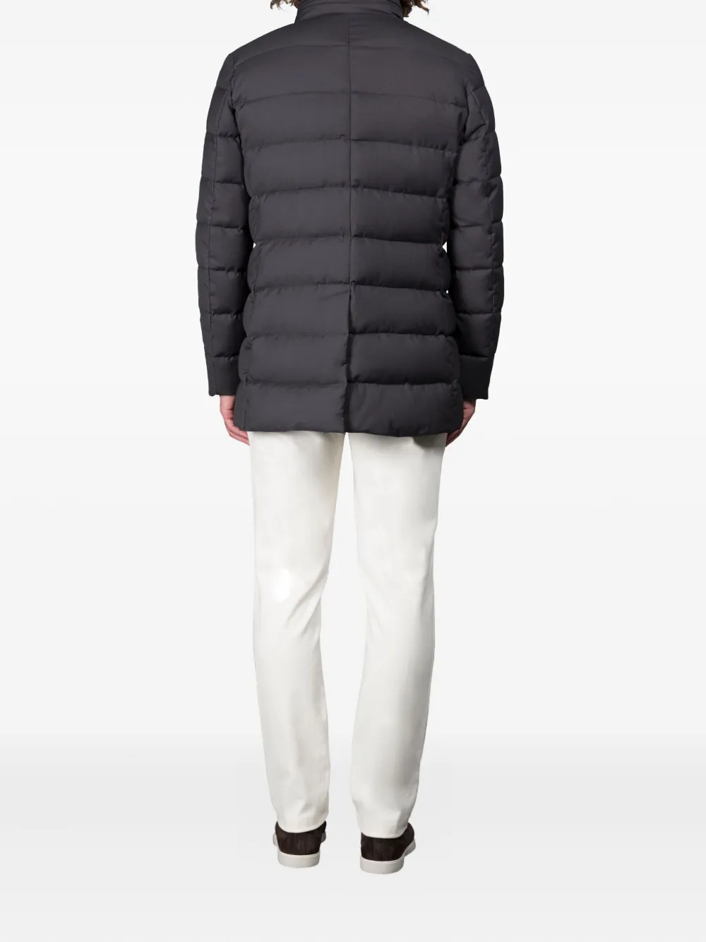 Moorer Gelaagd donsjack Grijs