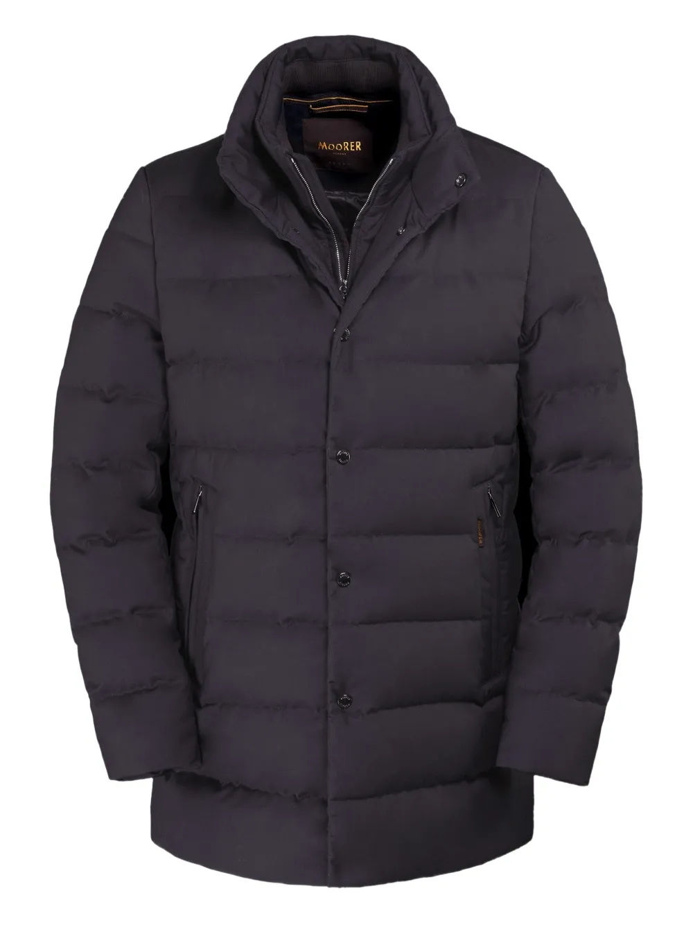 Moorer layered puffer jacket - Grigio