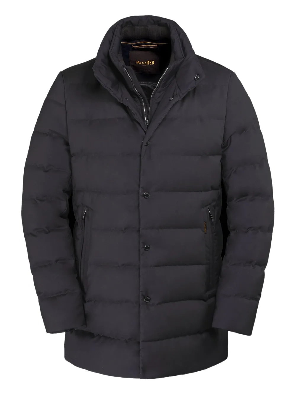 Moorer layered puffer jacket | Grey | Image 1