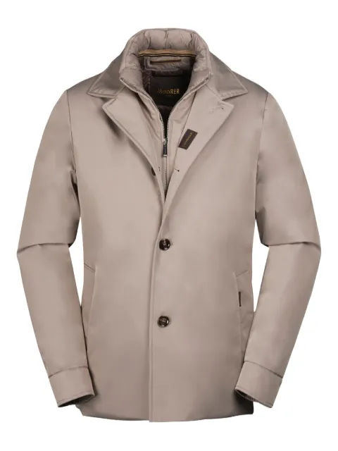 Moorer Mendel button-collar jacket