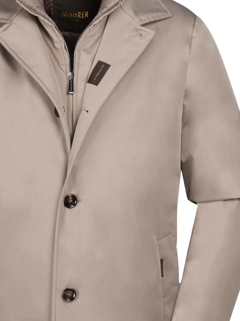 Moorer Mendel button-collar jacket | Down Jackets | Image 2