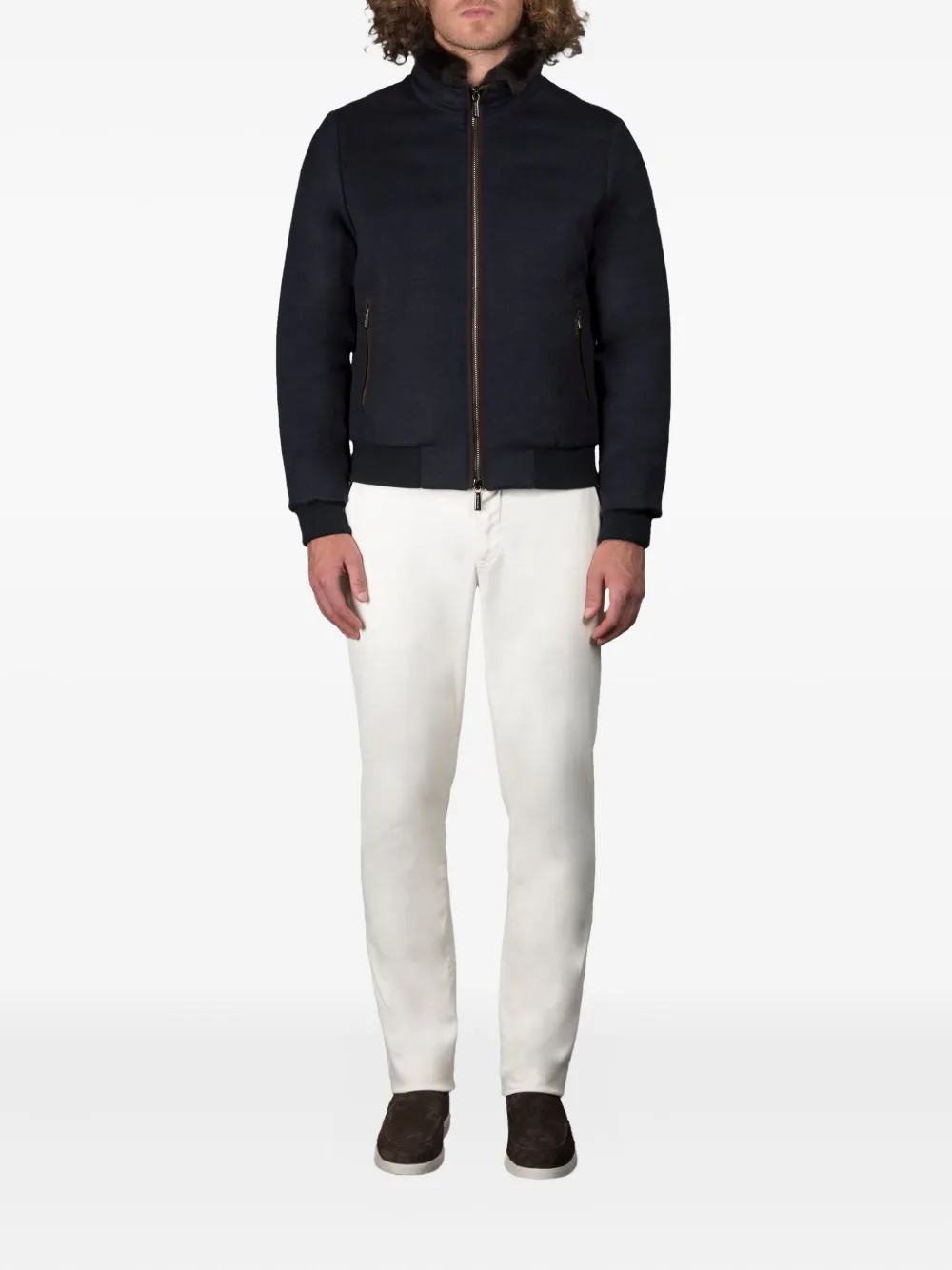 Moorer Bellati cashmere bomber jacket | Bomber Jackets | Image 2