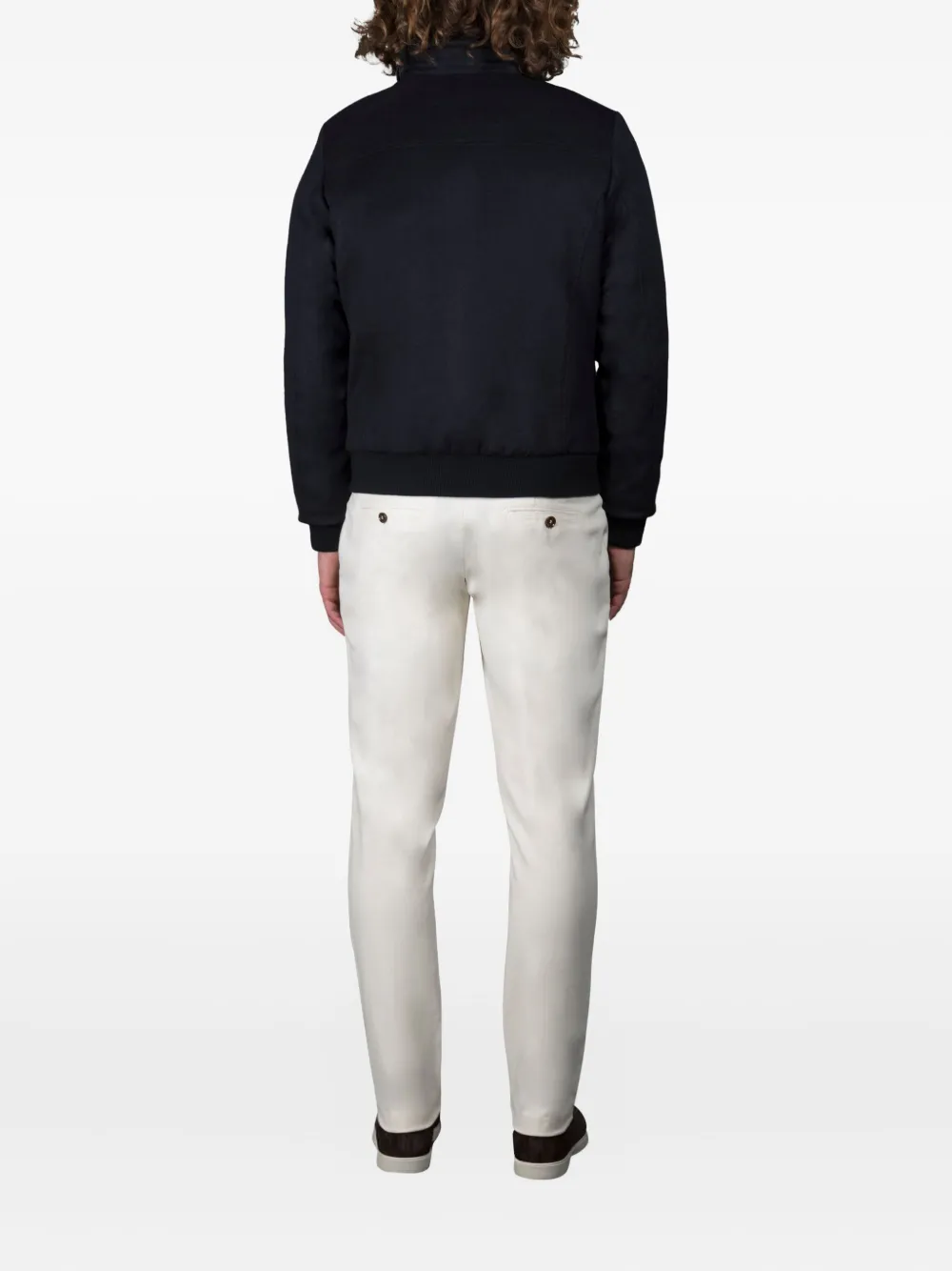 Moorer Bellati kasjmier bomberjack Blauw