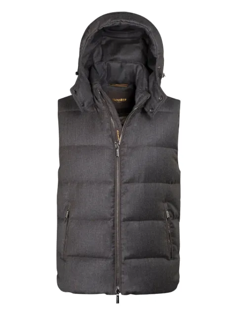 Moorer FIRE-FF hooded zip jacket