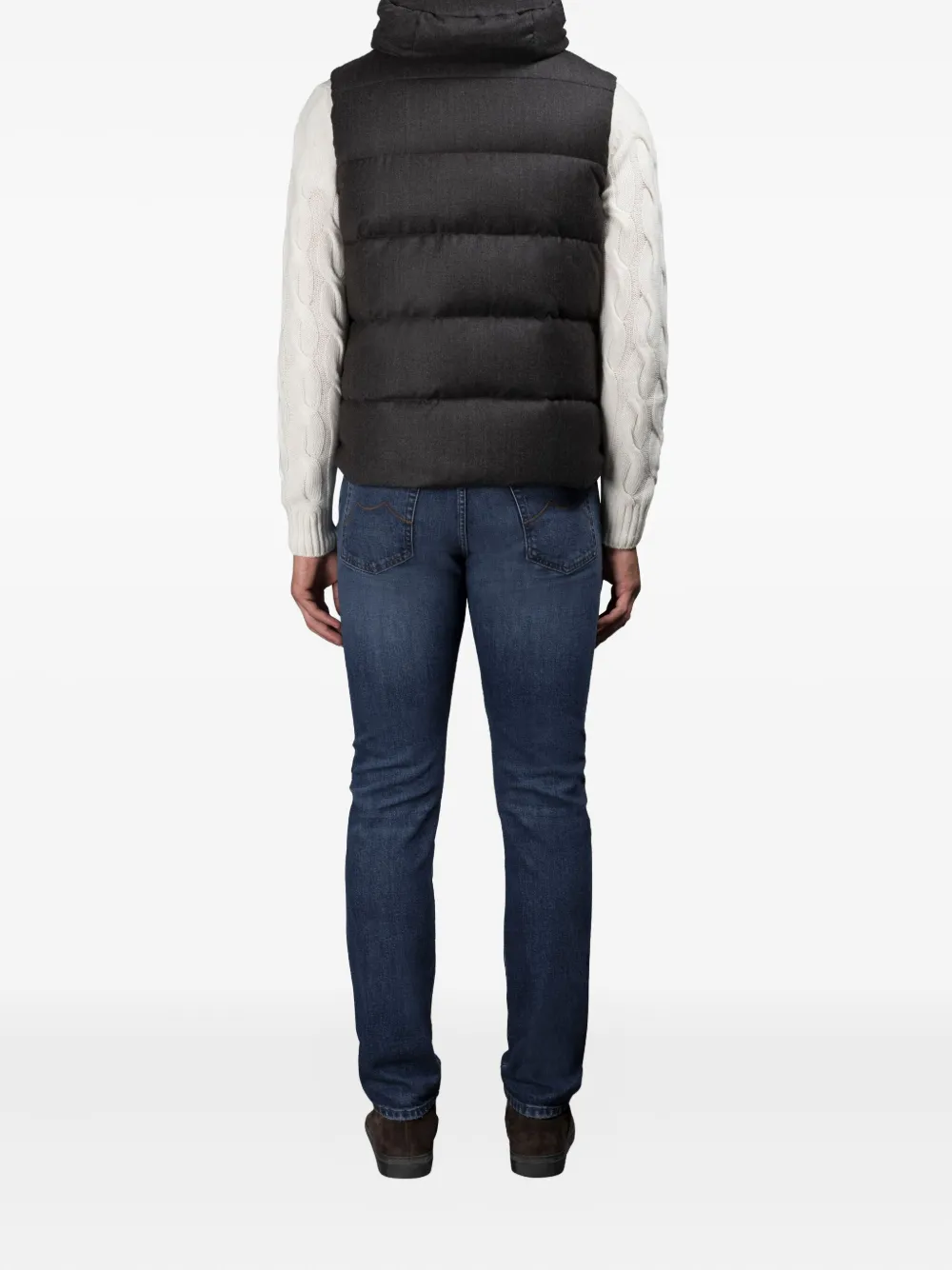 Moorer FIRE-FF jack met capuchon en rits Bruin